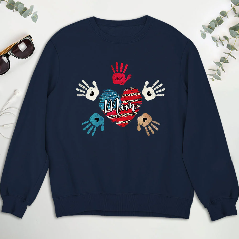 Heart And Hands - Personalized Custom Sweatshirt - Image 2