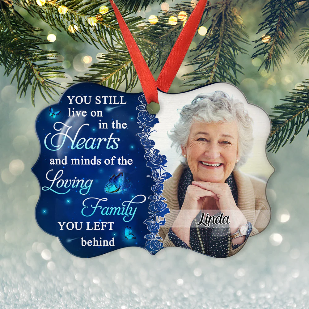 Heart And Mind - Personalized Custom Aluminum Ornament - Image 2