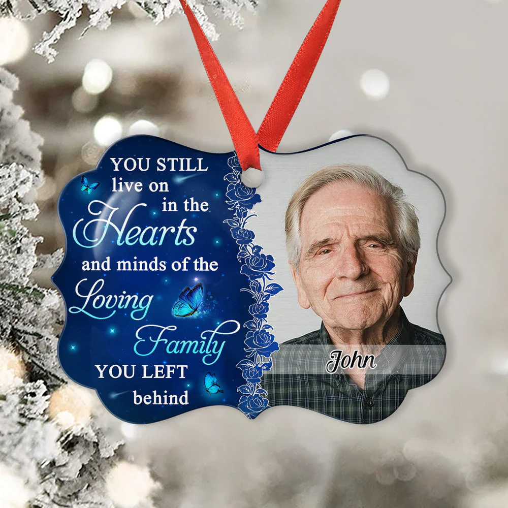 Heart And Mind - Personalized Custom Aluminum Ornament - Image 3