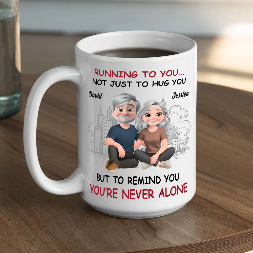Heart Runs Home To You - Personalized Custom Coffee Mug - Image 5