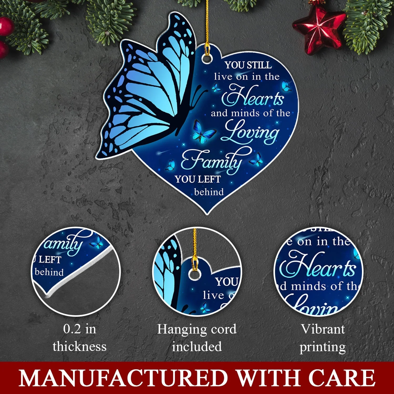 Hearts And Minds - Acrylic Ornament - Image 3
