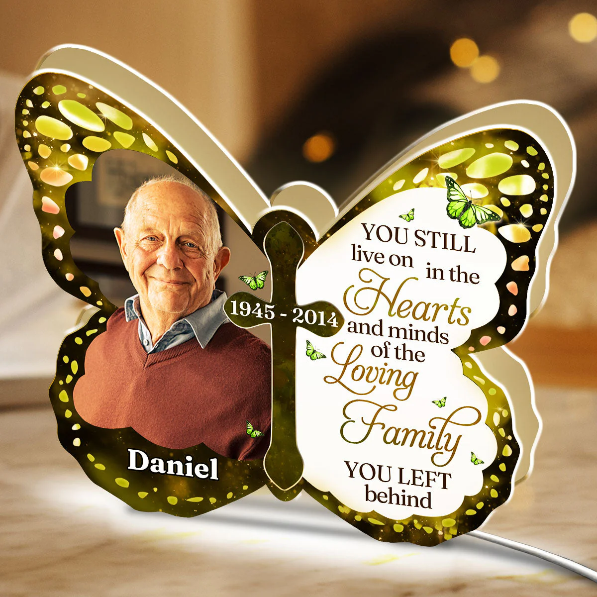 Hearts And Minds - Personalized Custom Light Box - Image 3