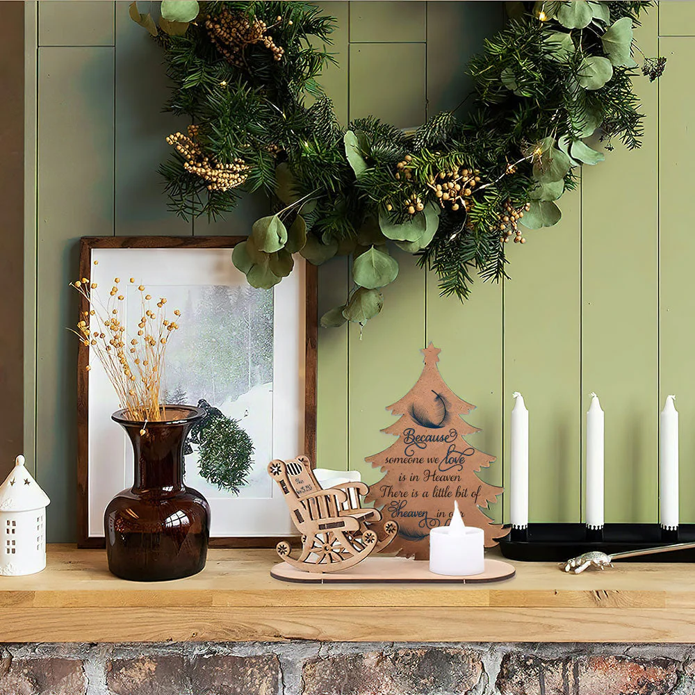 Heaven In Our Home - Personalized Custom Candle Holder - Image 4