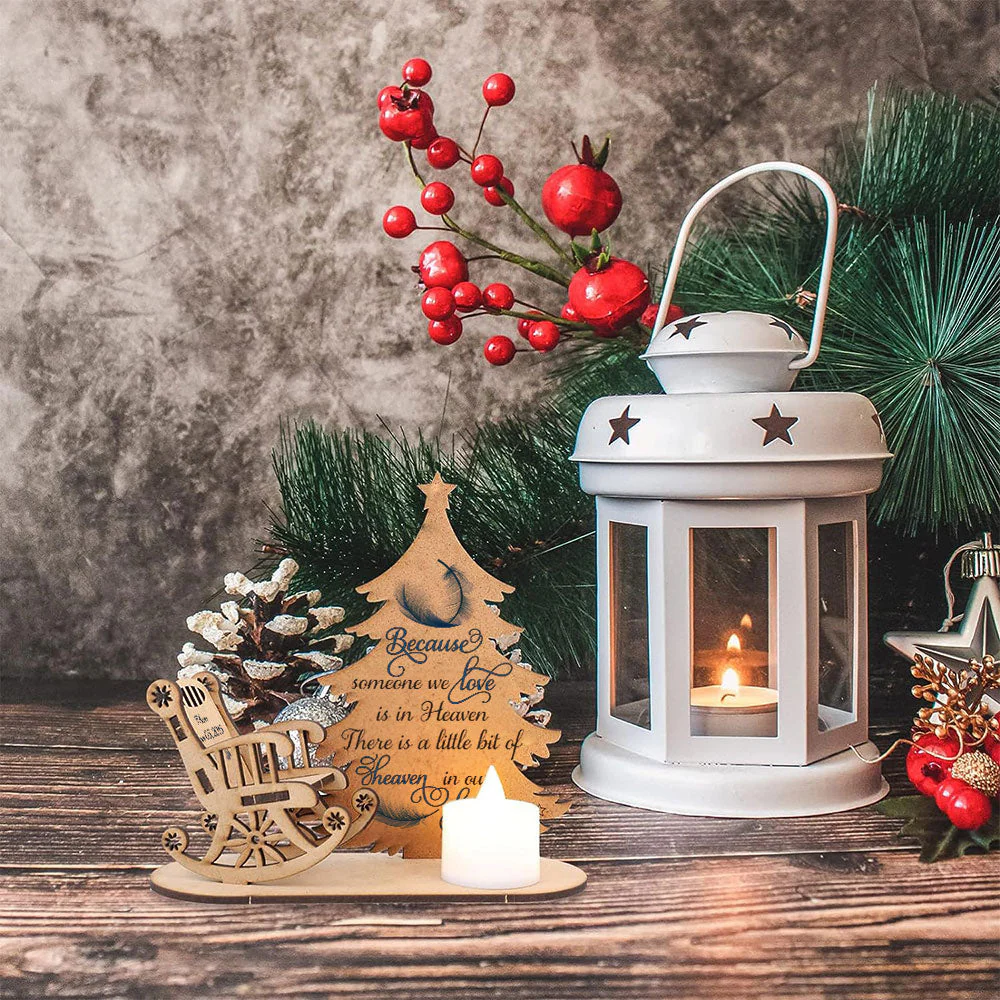 Heaven In Our Home - Personalized Custom Candle Holder - Image 5