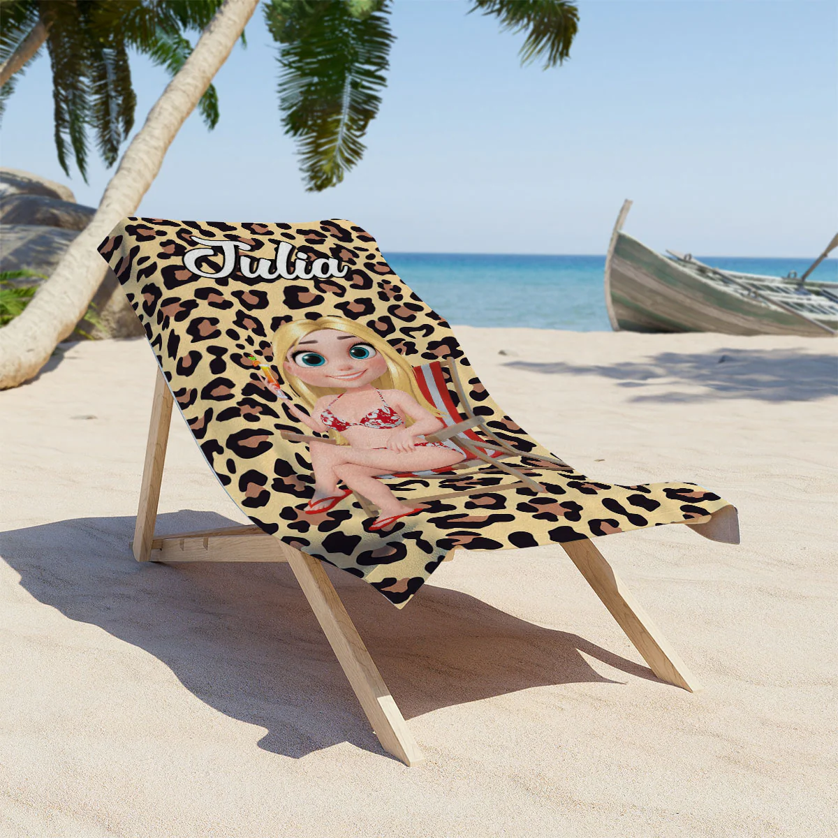 Hello Gorgeous - Personalized Custom Beach Towel - Image 5