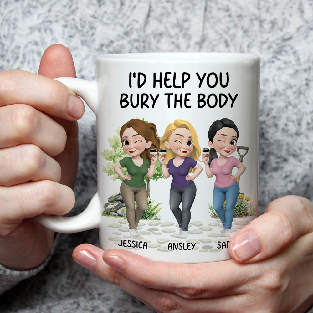 Help You Bury The Body 2 - Personalized Custom Coffee Mug - Image 4