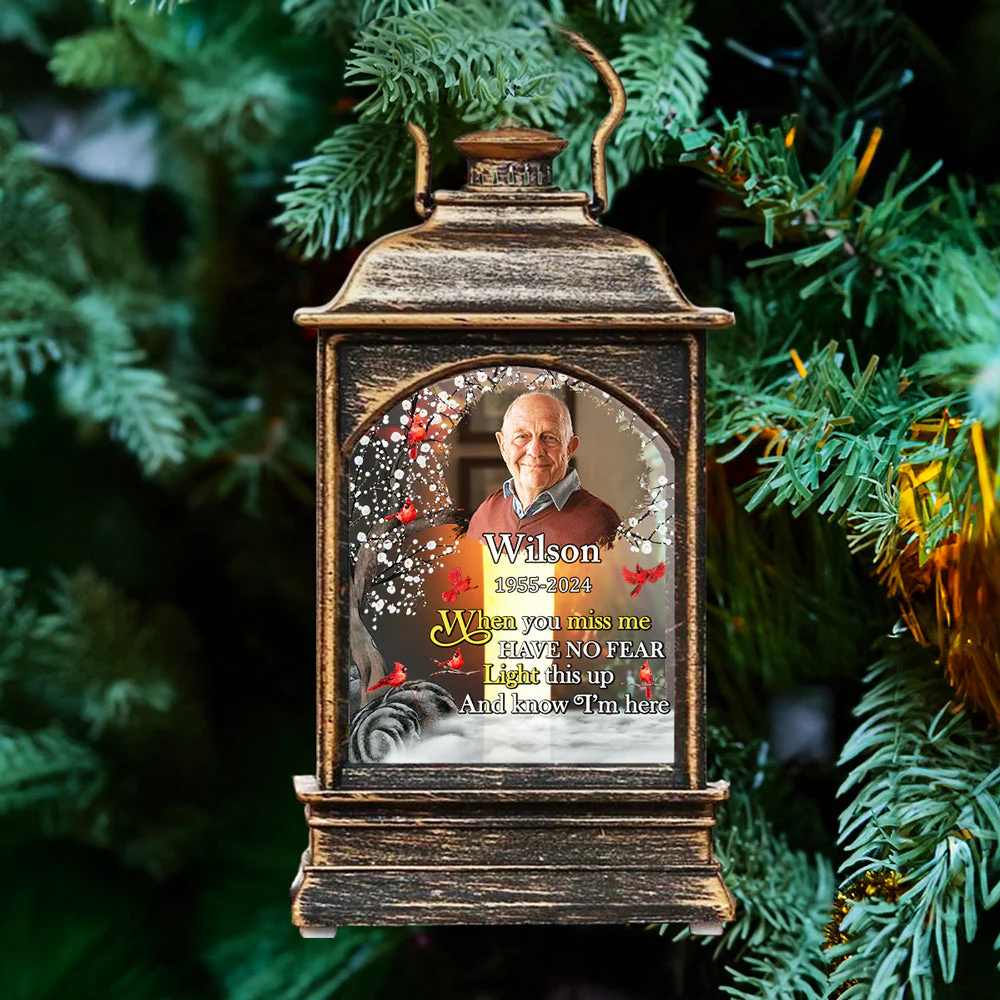 Here For You - Personalized Custom Christmas Wind Lamp - Image 2