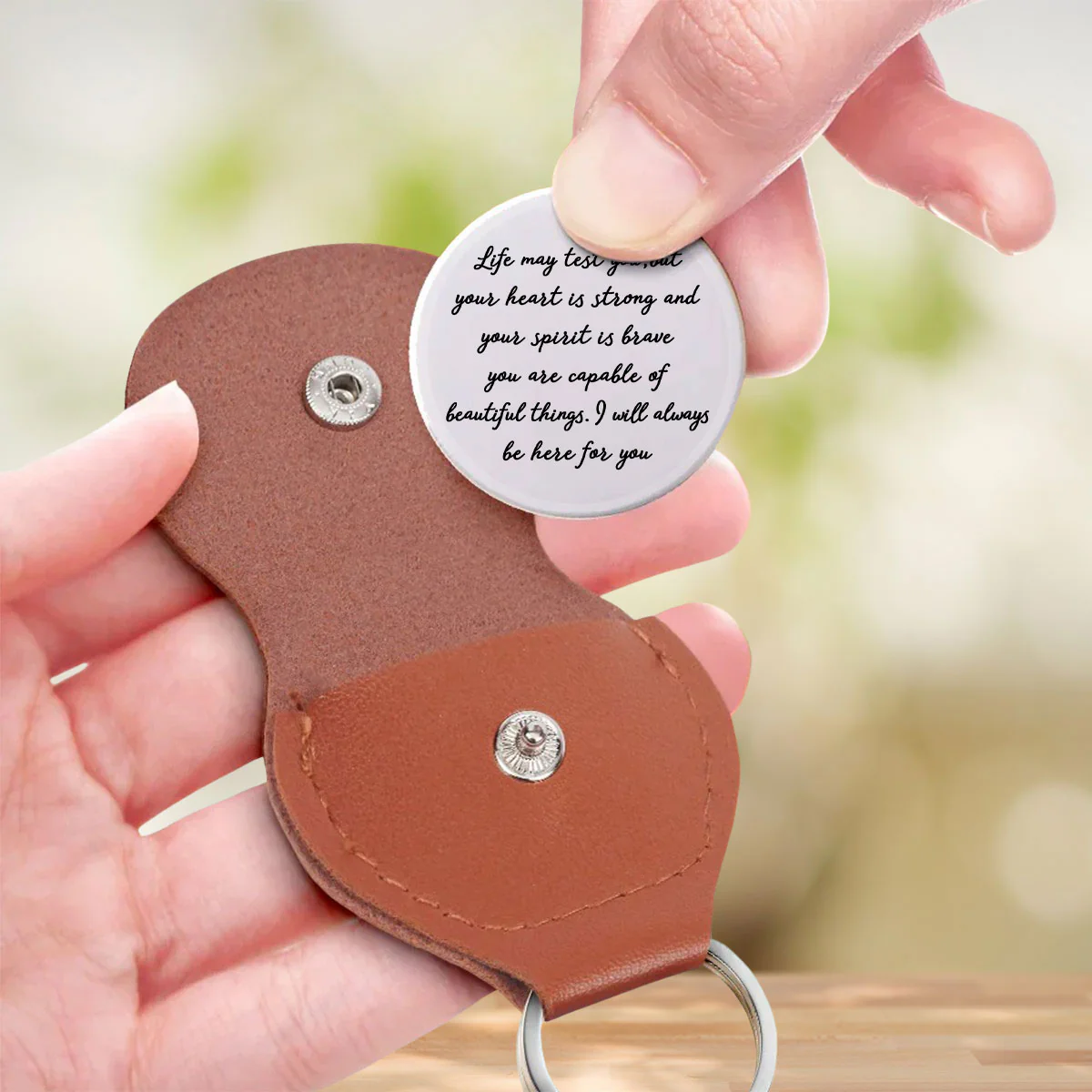 Here For You - Personalized Custom Pocket Hug - Image 3