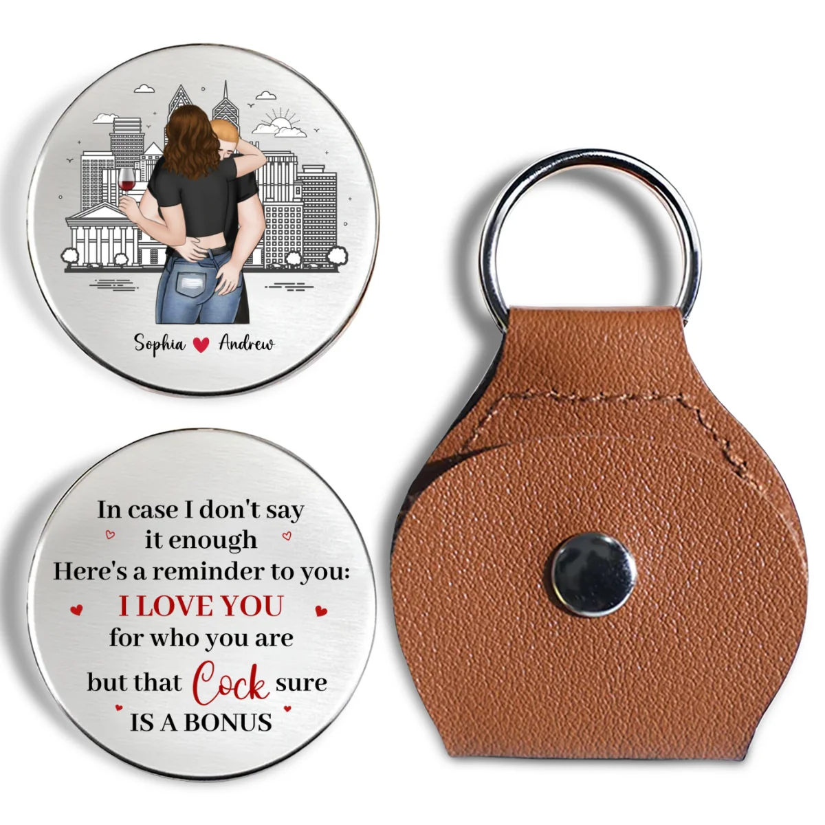 Here Is A Reminder To You - Personalized Custom Pocket Hug - Image 6
