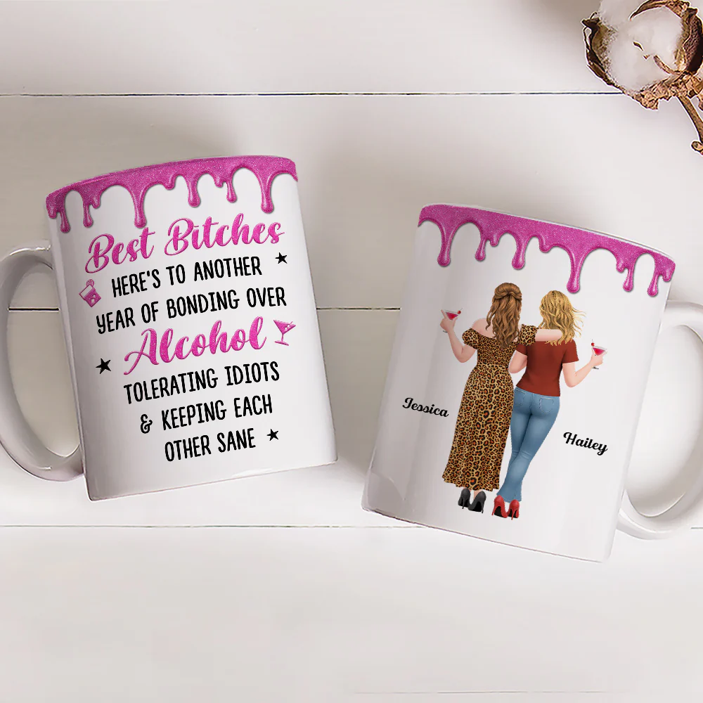 Here To Another Year - Personalized Custom Coffee Mug - Image 2