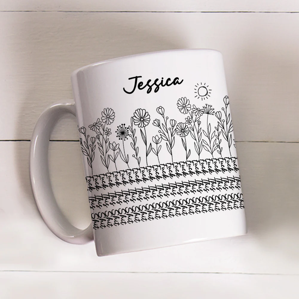 Hidden Message - Personalized Custom Coffee Mug - Image 3