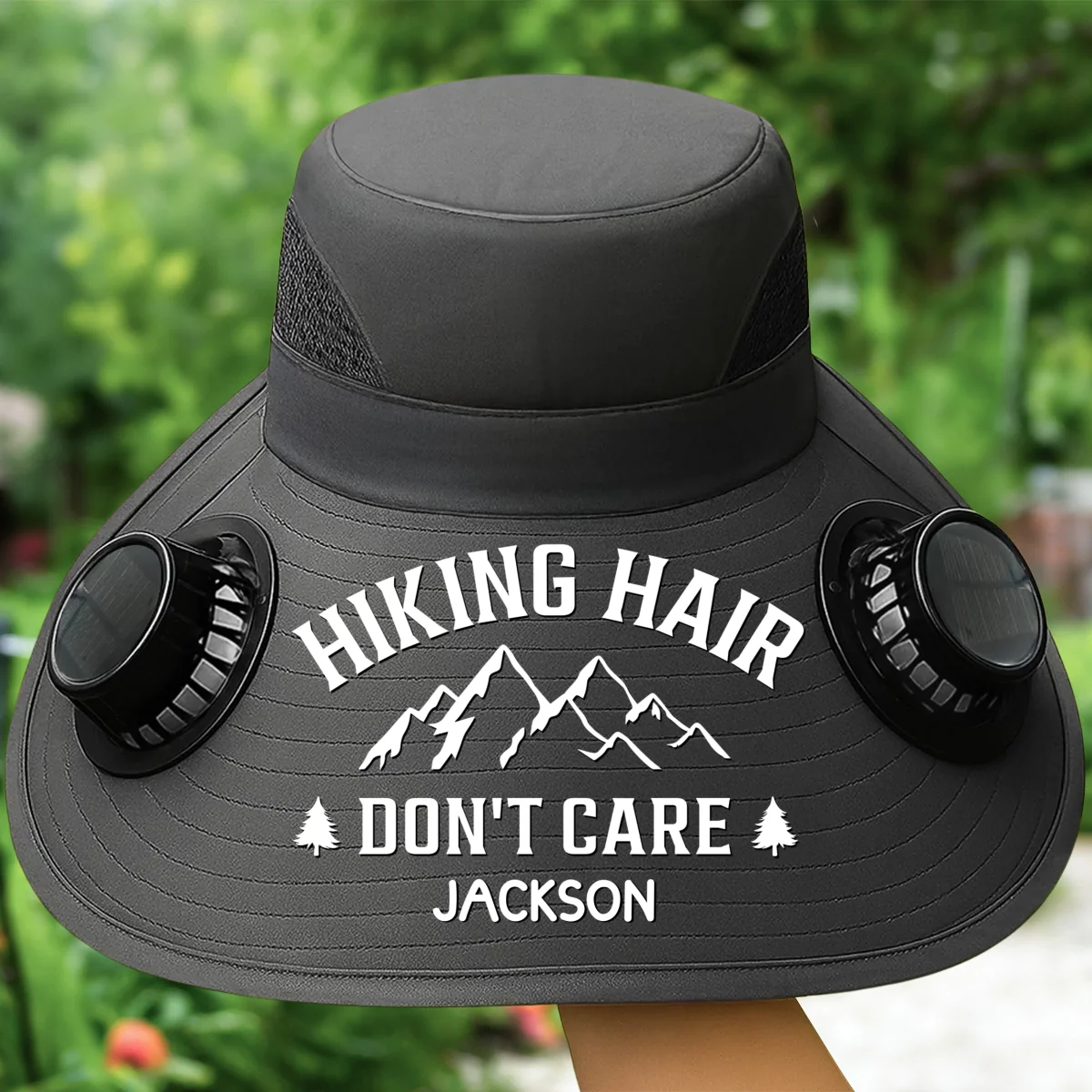 Hiking hair - Personalized Custom Solar Fan Hat - Image 8