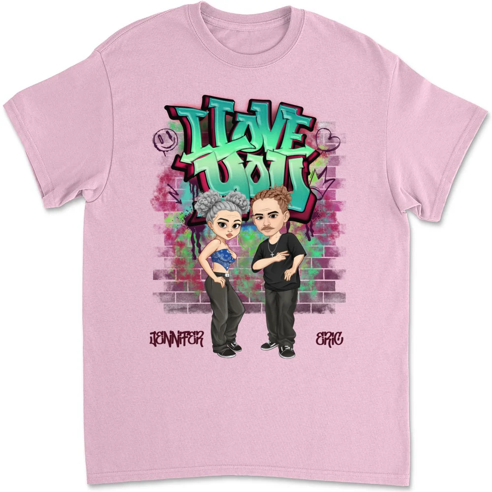 Hip Hop Couple  -  Personalized Custom Shirt - Image 10