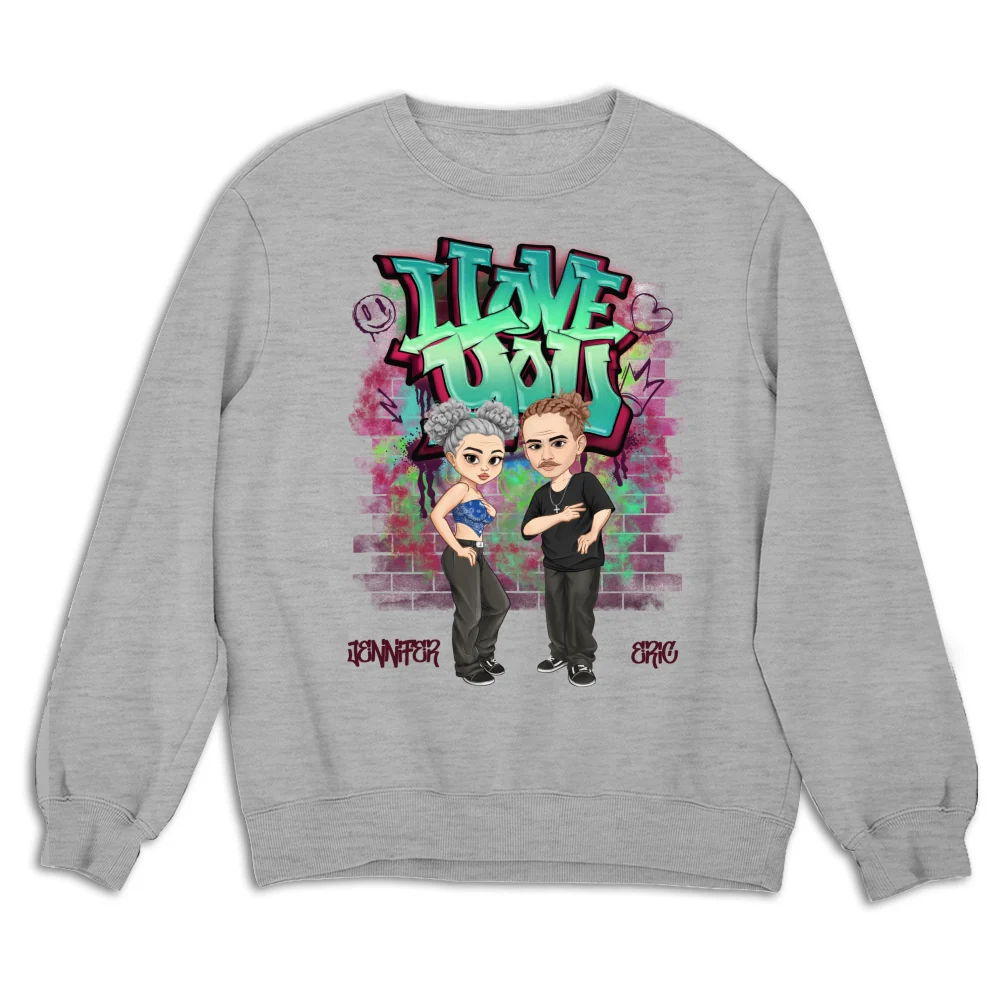Hip Hop Couple  -  Personalized Custom Shirt - Image 15