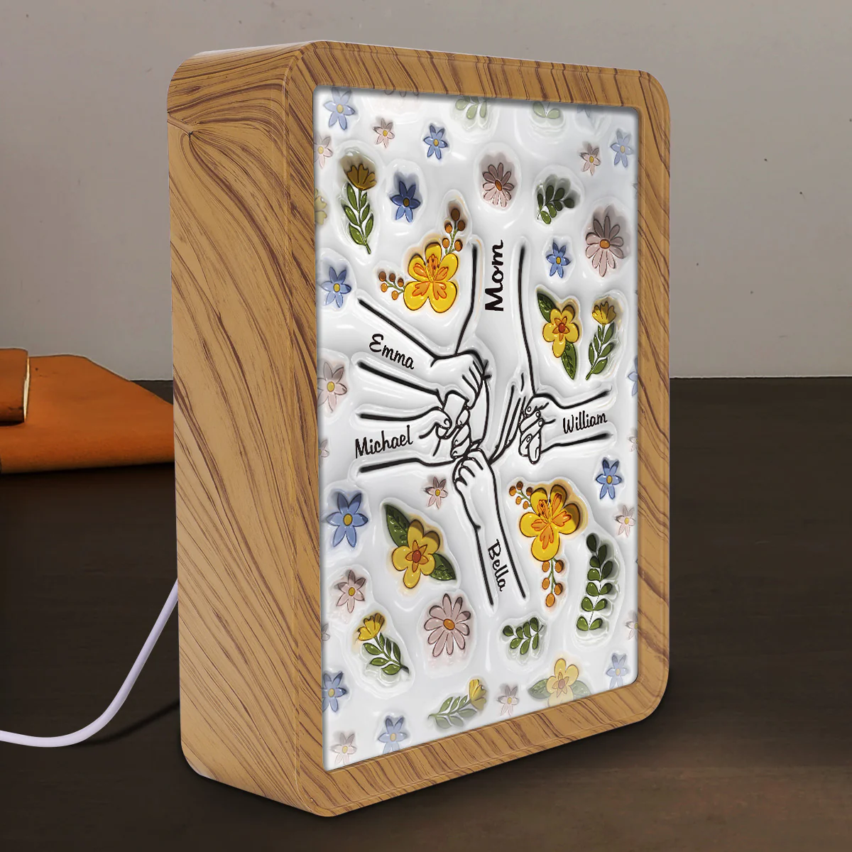 Hold Our Hand - Personalized Custom Magic Mirror - Image 2