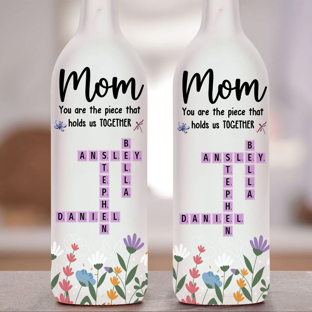 Hold Us Together - Personalized Custom Bottle Lamp - Image 5