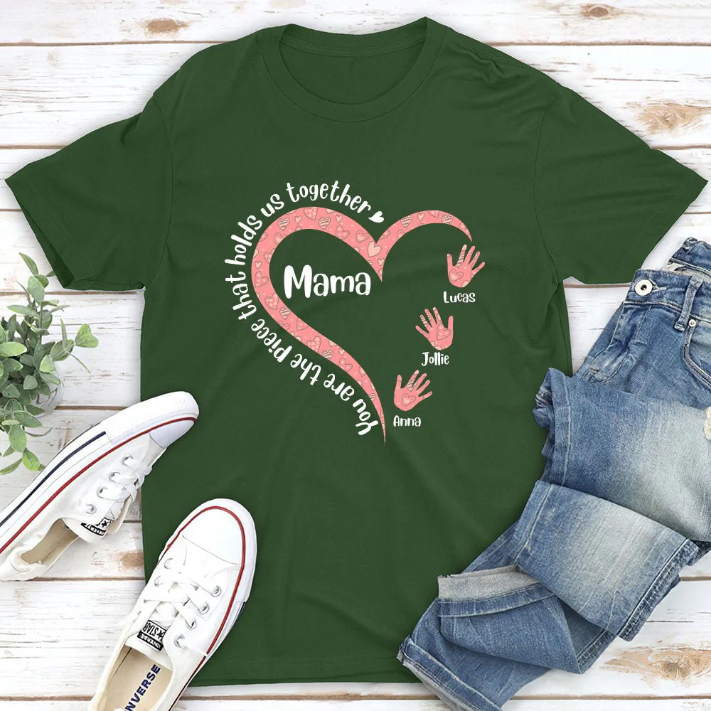 Hold Us Together - Personalized Custom Unisex T-shirt - Image 3