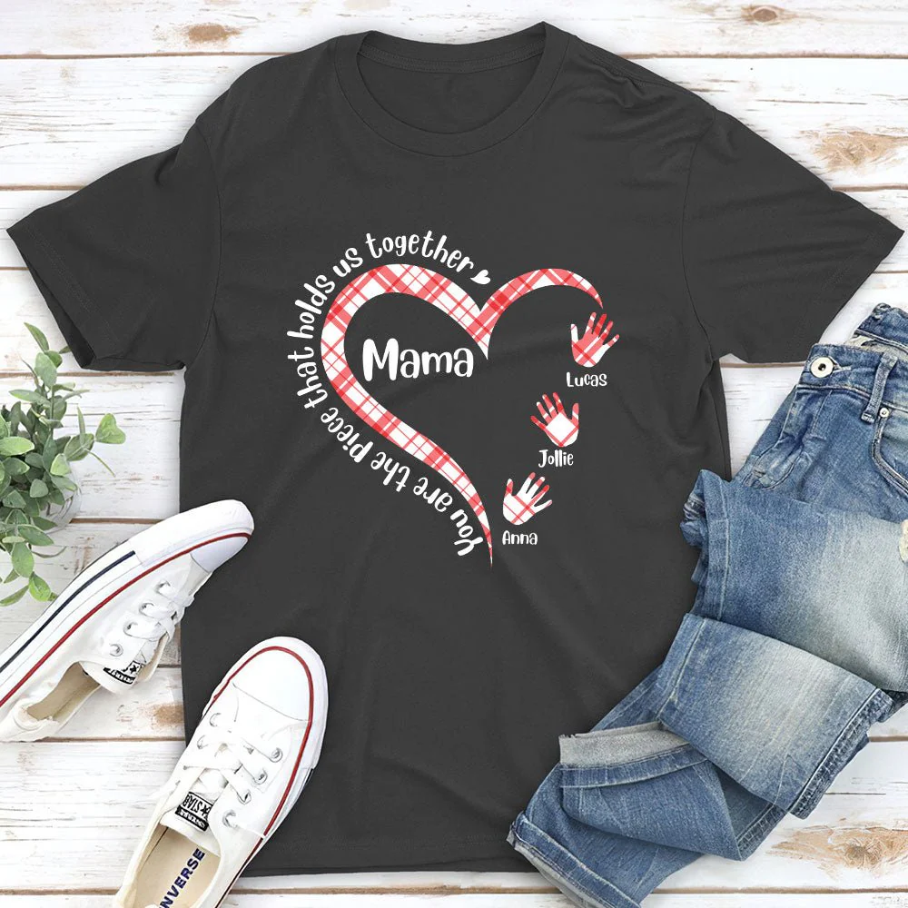 Hold Us Together - Personalized Custom Unisex T-shirt - Image 4