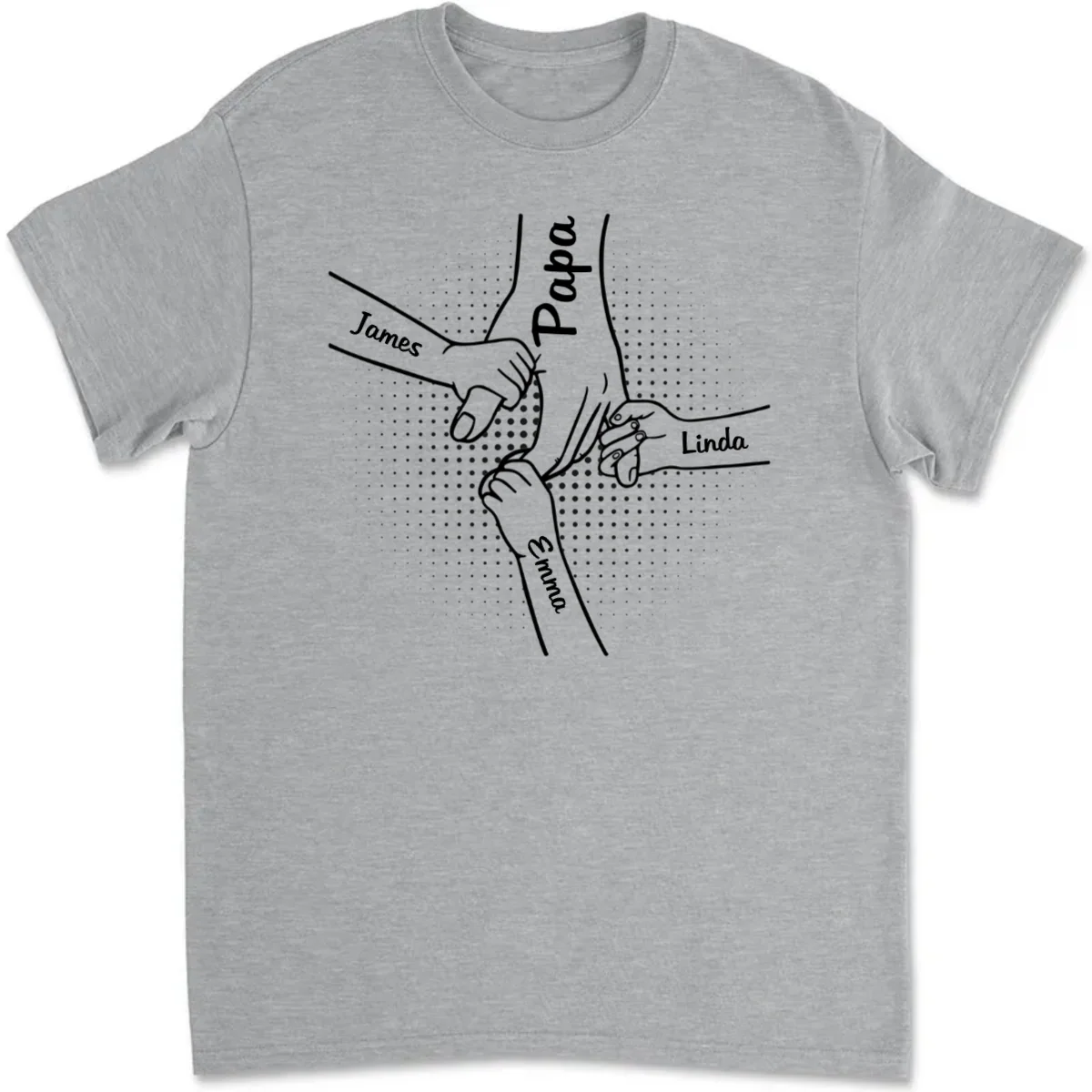 Holding Hands - Personalized Custom Shirt