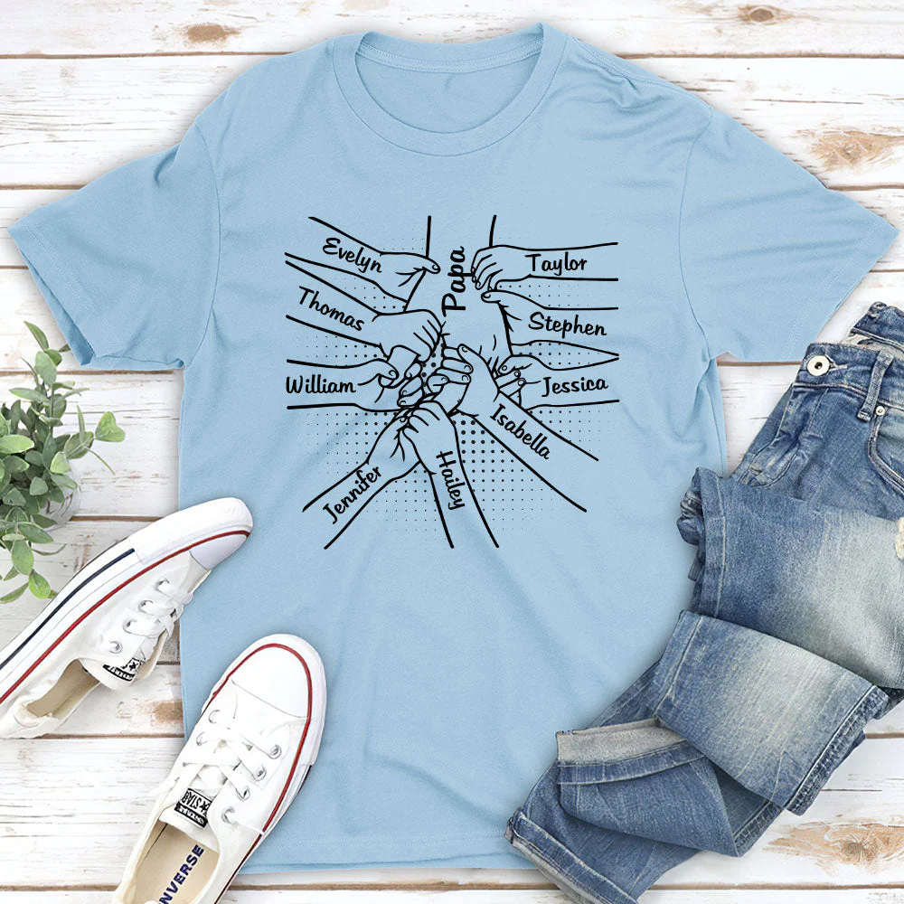 Holding Hands - Personalized Custom Shirt - Image 2