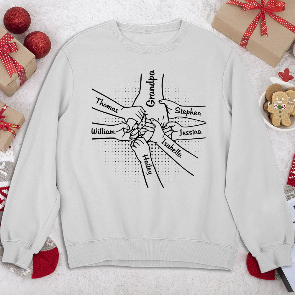 Holding Hands - Personalized Custom Shirt - Image 3