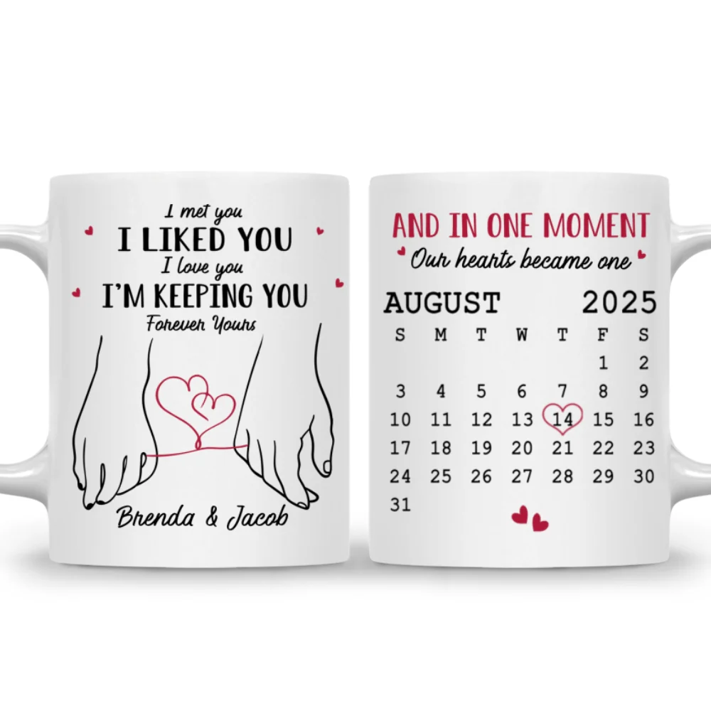 Holding You Feels Like Home - Personalized Custom Coffee Mug - Image 7