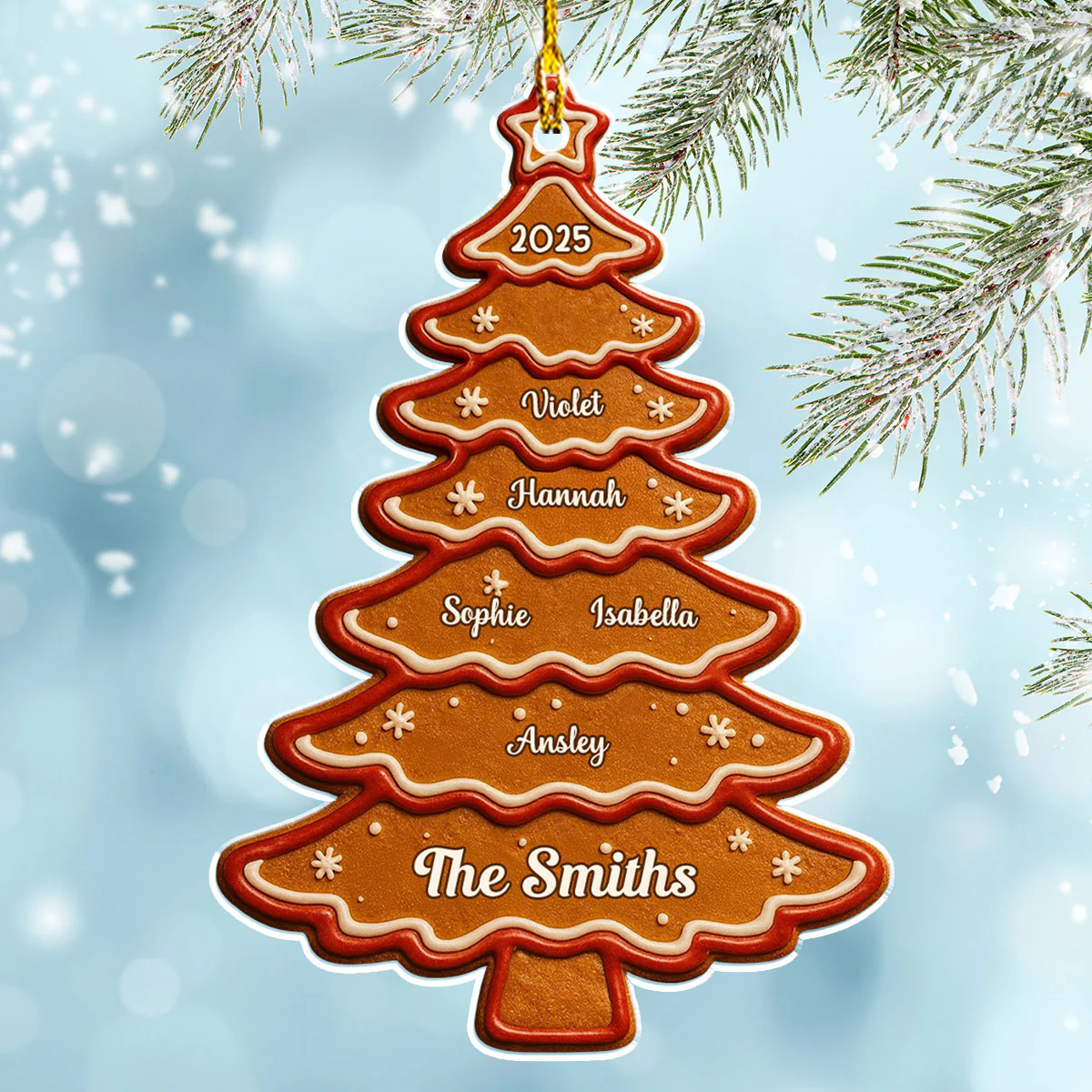 Holiday Season - Personalized Custom Acrylic Ornament - Image 5
