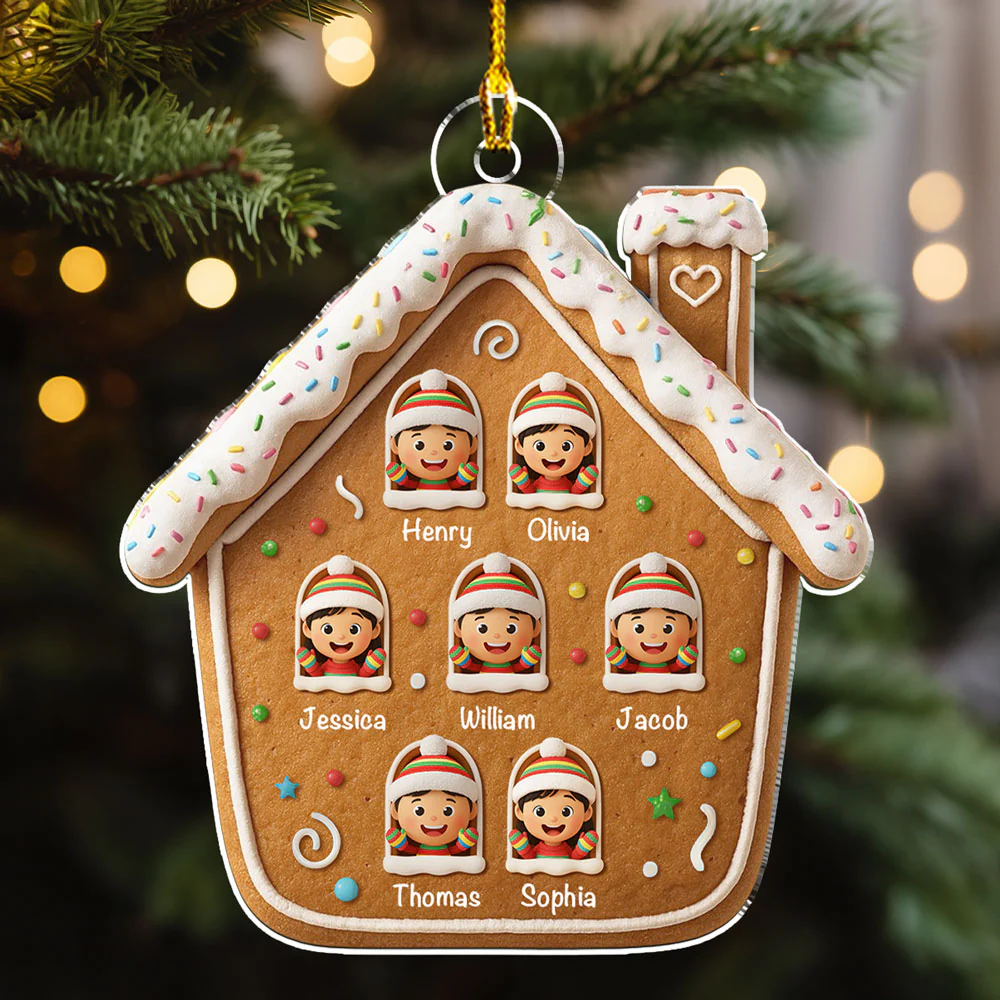 Home Cake - Personalized Custom Acrylic Ornament - Image 3