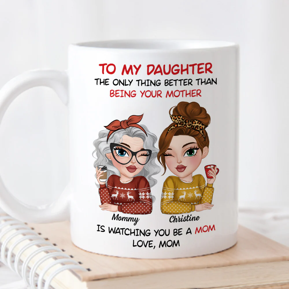 Home Is Where Mom Is - Personalized Custom Coffee Mug - Image 2