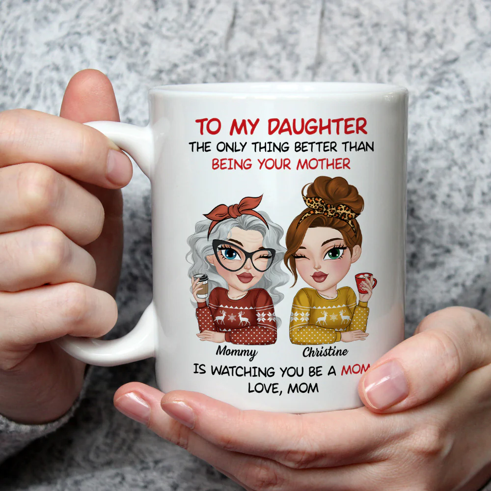 Home Is Where Mom Is - Personalized Custom Coffee Mug - Image 3