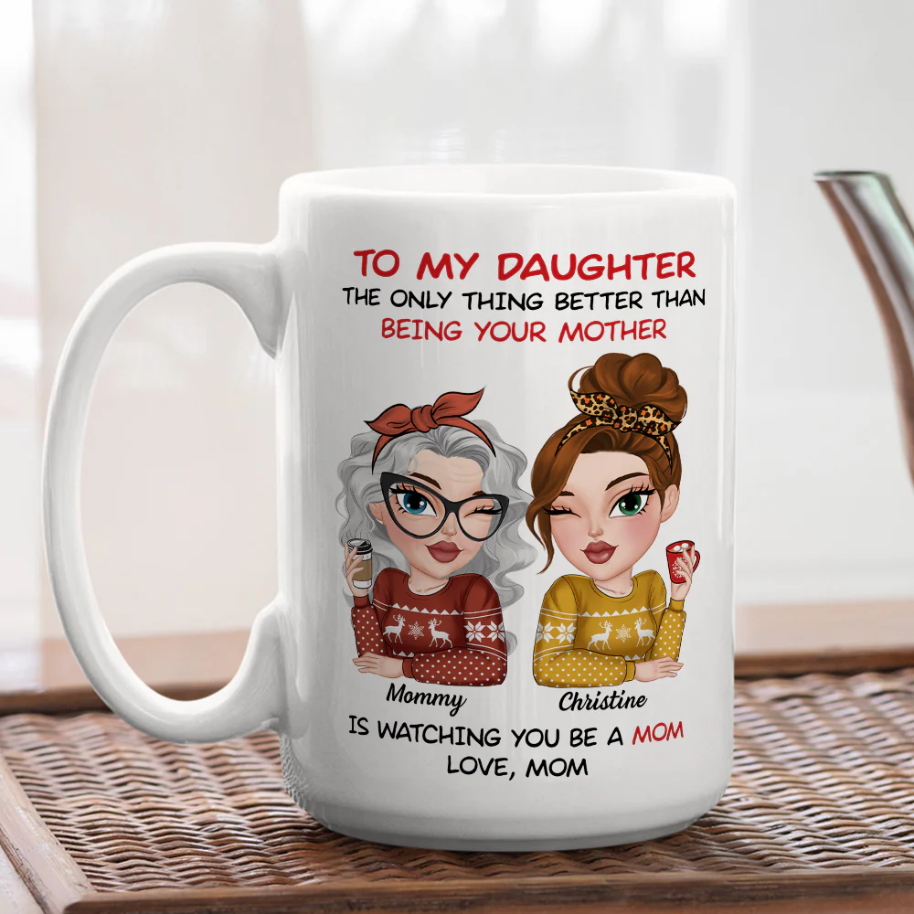 Home Is Where Mom Is - Personalized Custom Coffee Mug - Image 4