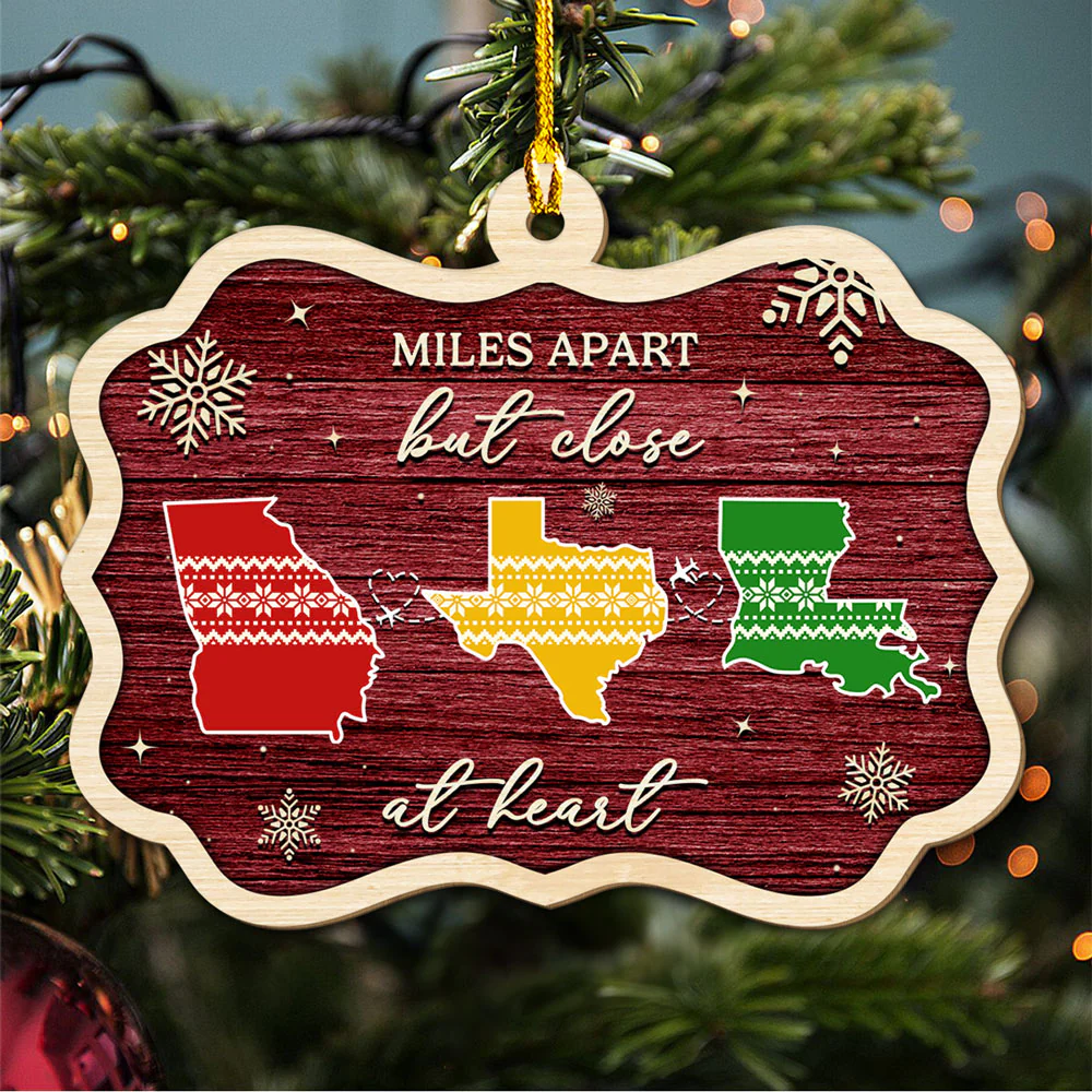 Home Is Where - Personalized Custom Wood Ornament - Image 5