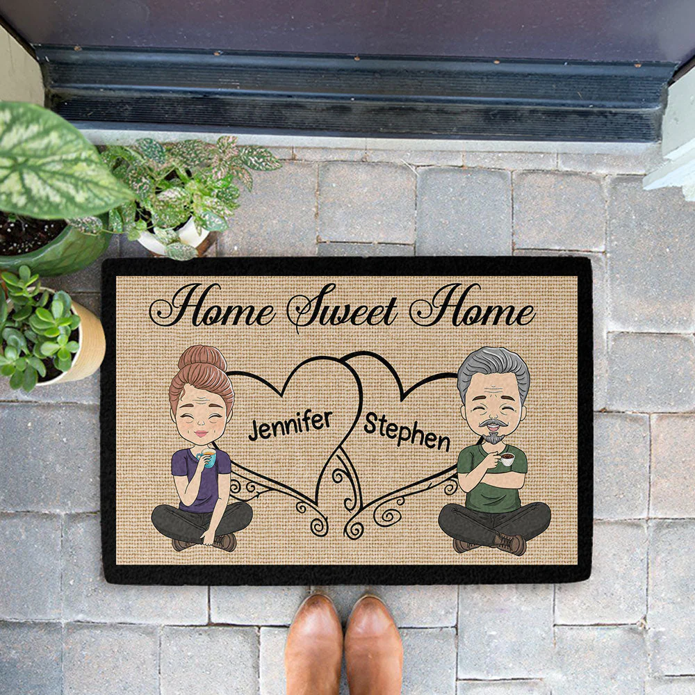 Home Sweet Home - Personalized Custom Doormat - Image 2