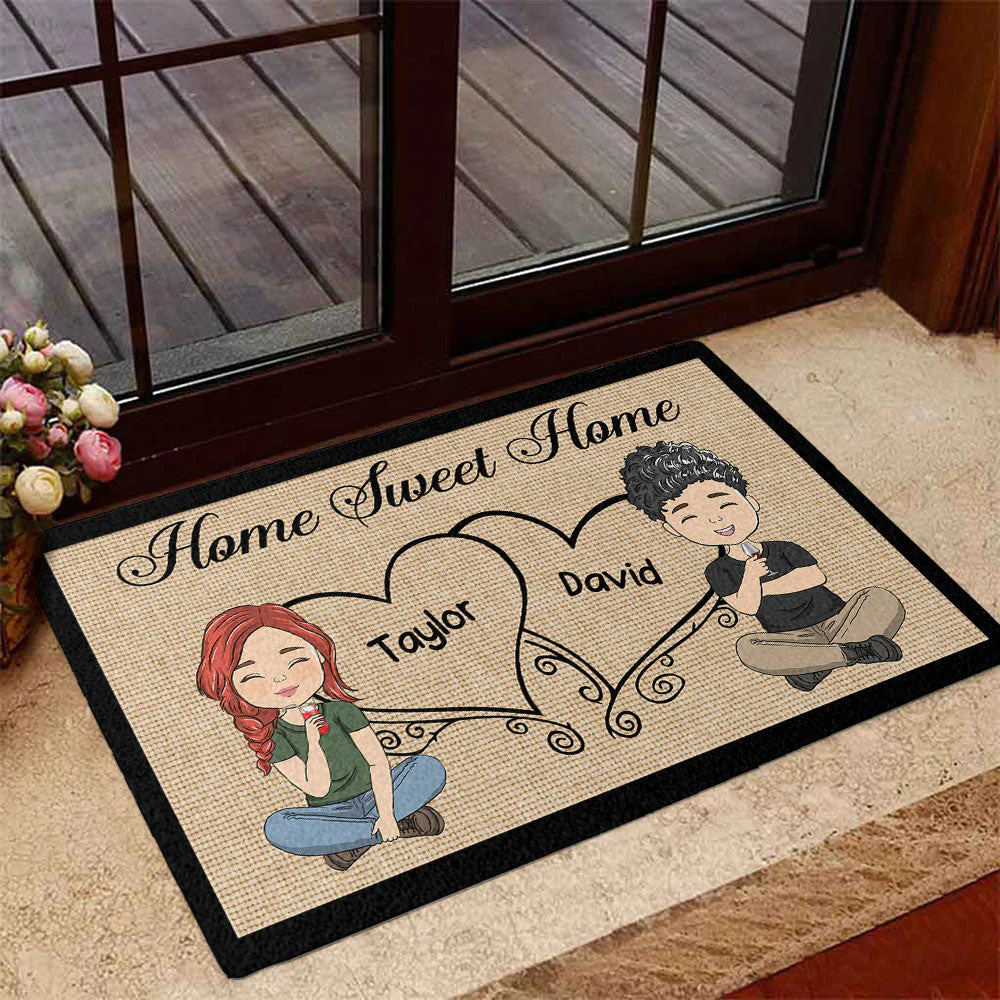 Home Sweet Home - Personalized Custom Doormat - Image 5