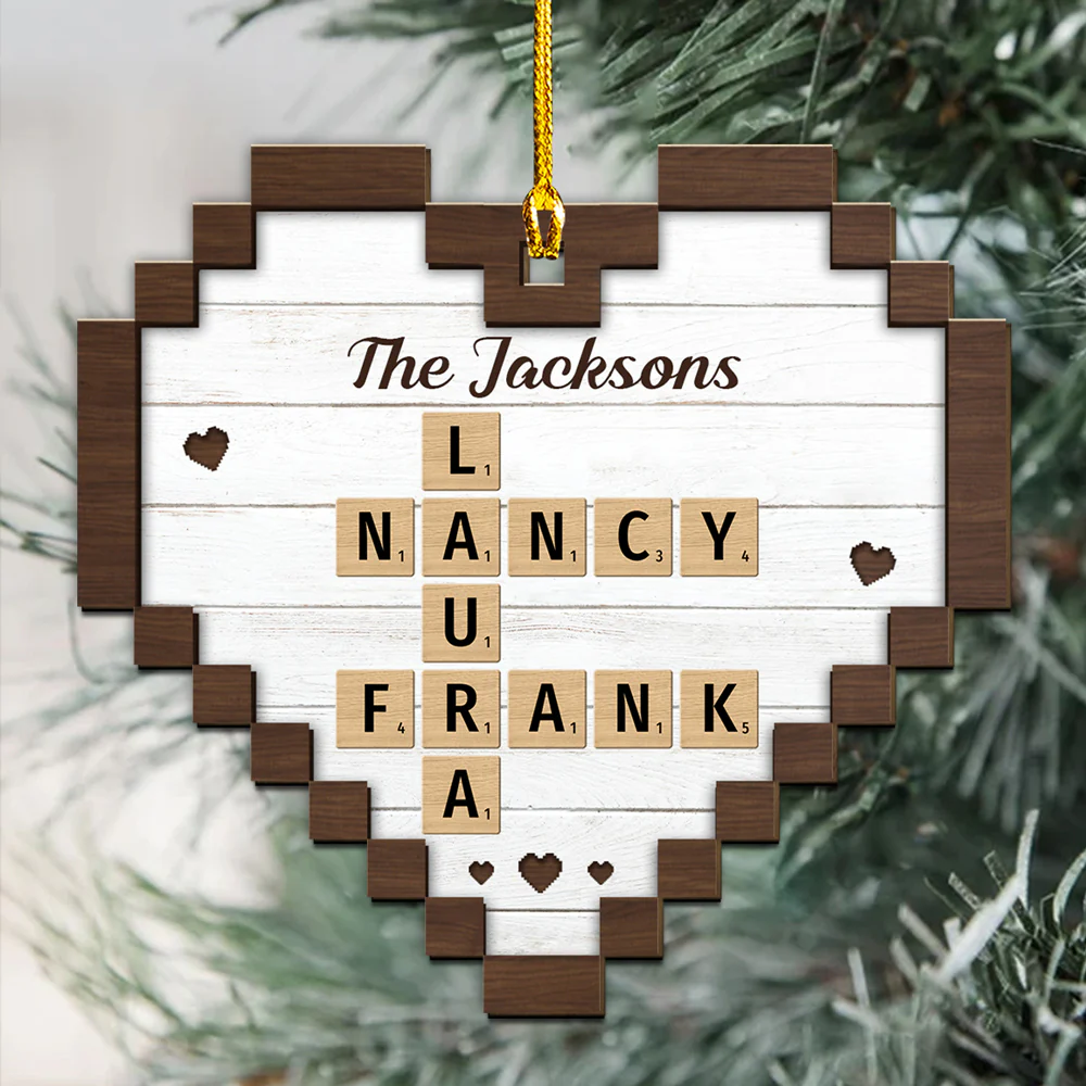 Home Sweet Home - Personalized Custom Wood Ornament - Image 2