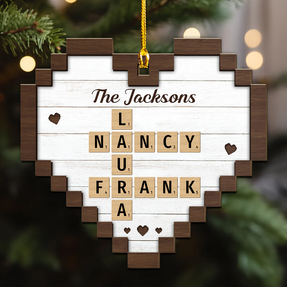 Home Sweet Home - Personalized Custom Wood Ornament - Image 3
