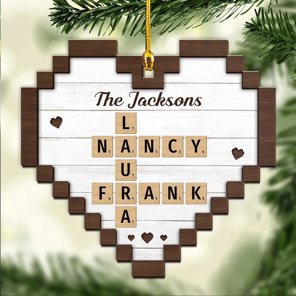 Home Sweet Home - Personalized Custom Wood Ornament - Image 4