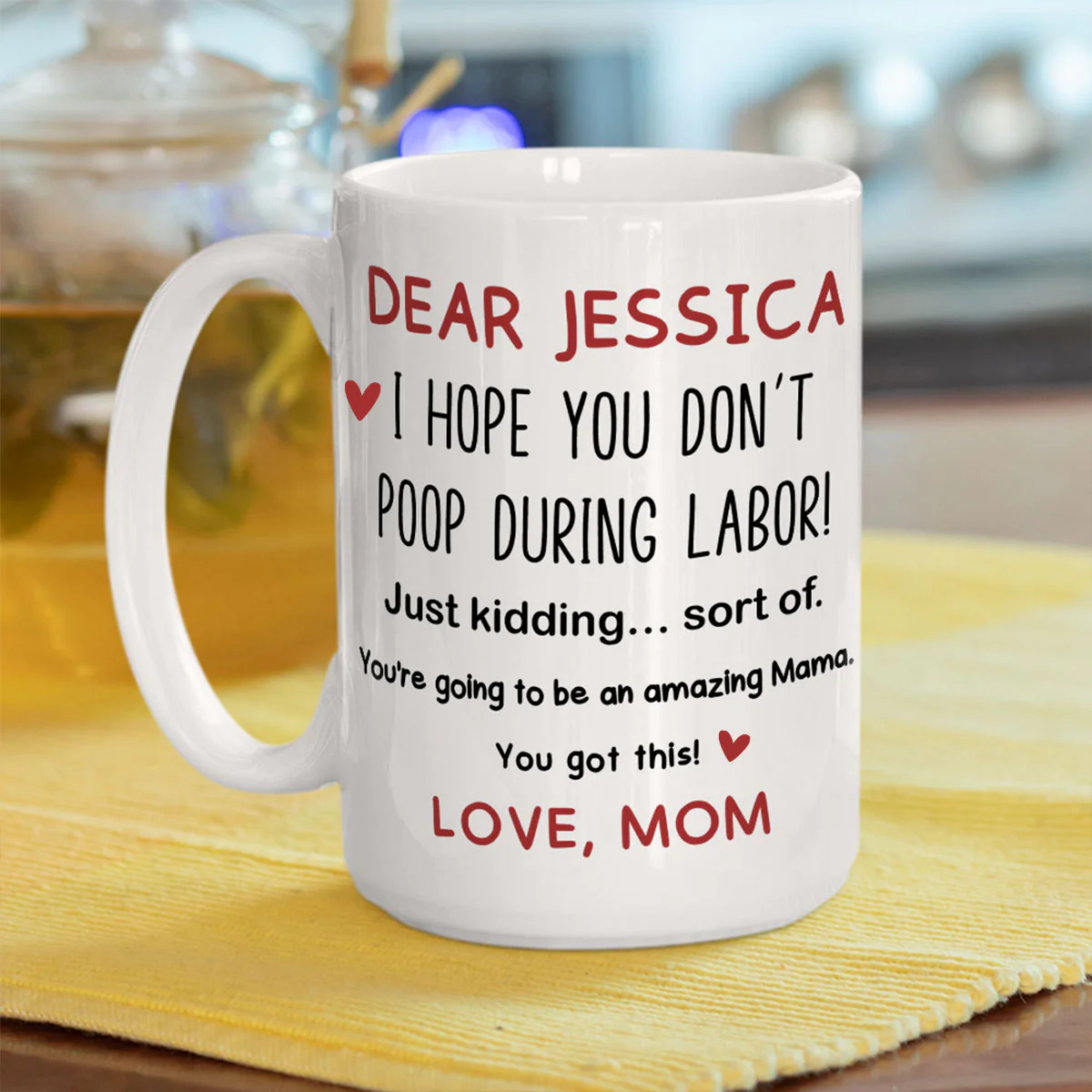Hope You Do Not Do This Daughter - Personalized Custom Coffee Mug - Image 2