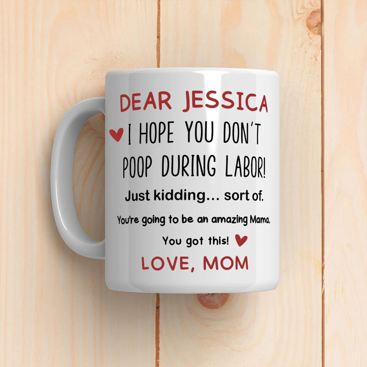 Hope You Do Not Do This Daughter - Personalized Custom Coffee Mug - Image 6