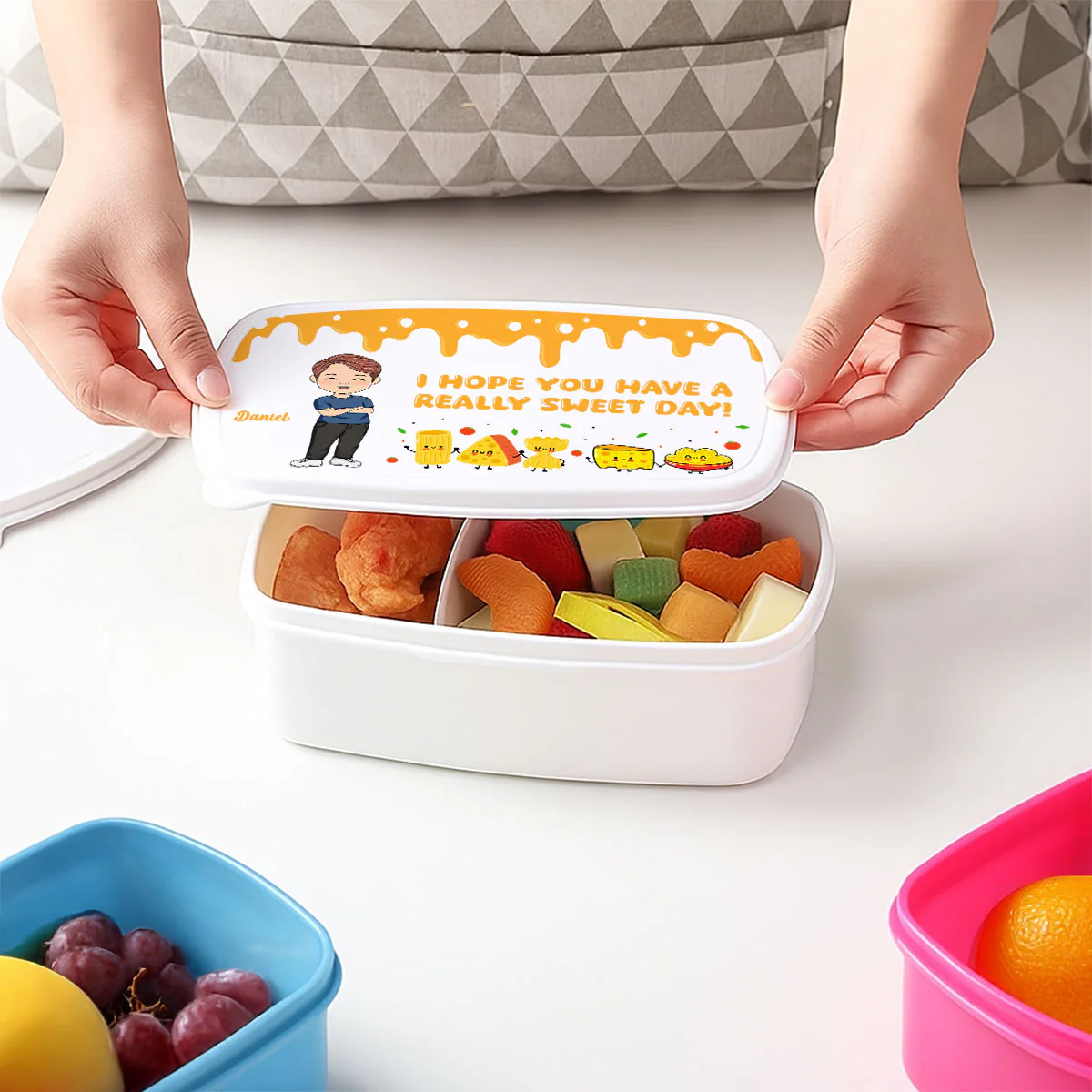 Hope You Have A Sweet Day - Personalized Custom Lunch Box - Image 3