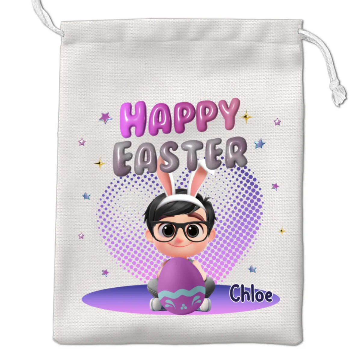 Hopping Into Easter Joy - Personalized Custom Favor Bag - Image 7