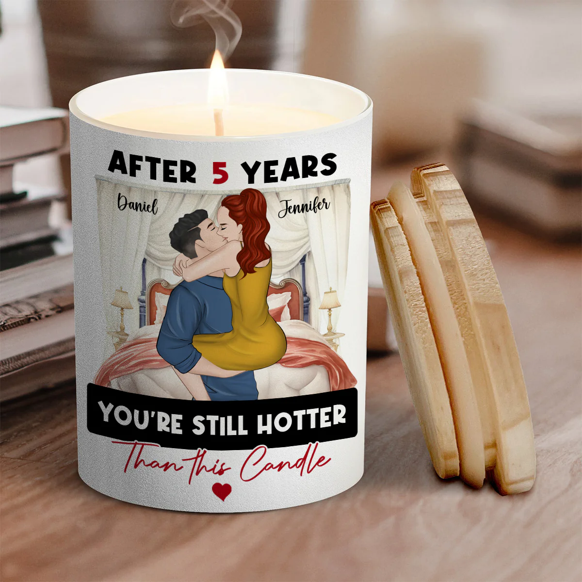 Hotter Than This Candle - Personalized Custom Candle - Image 2