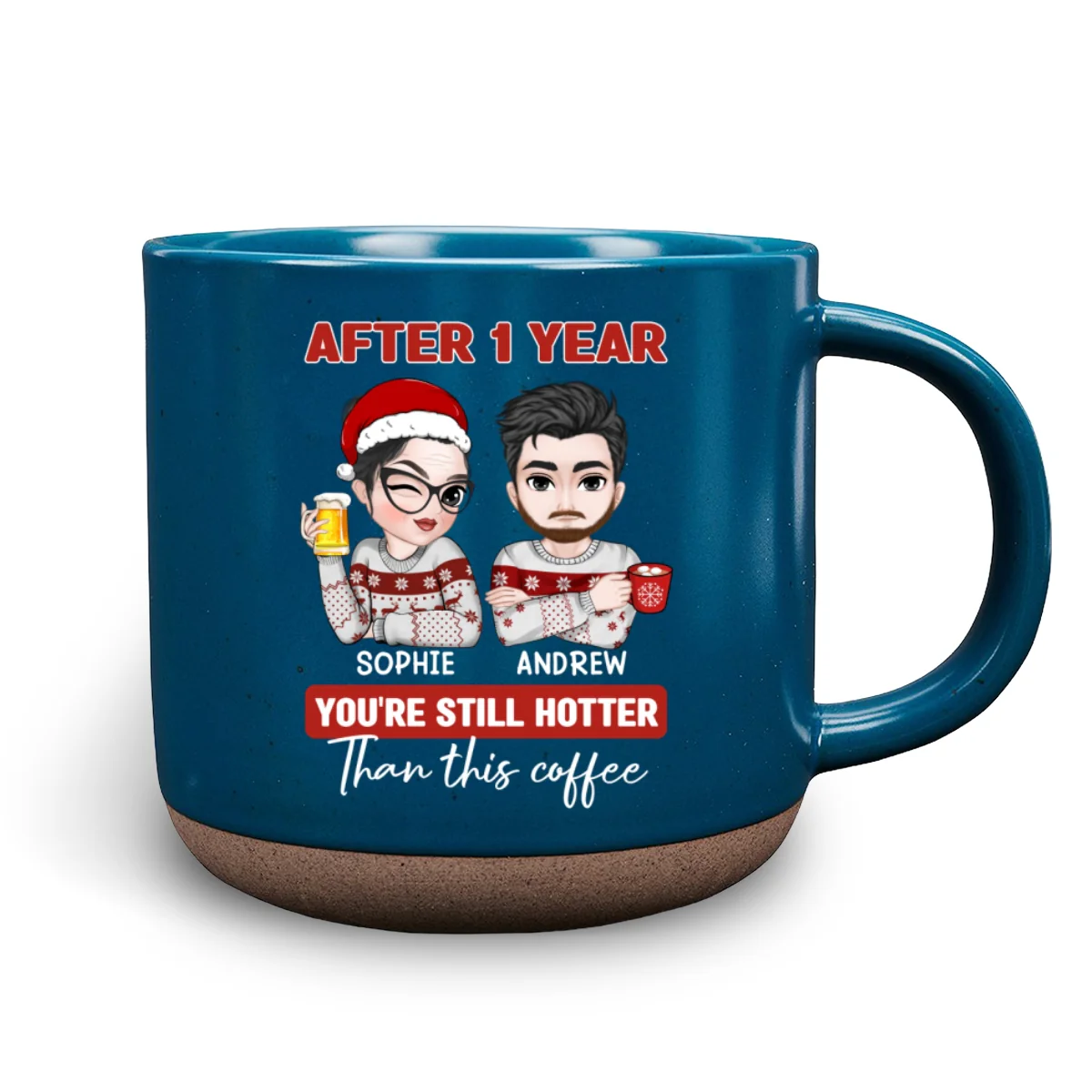 Hotter Than This Coffee - Personalized Custom Pottery Mug - Image 8