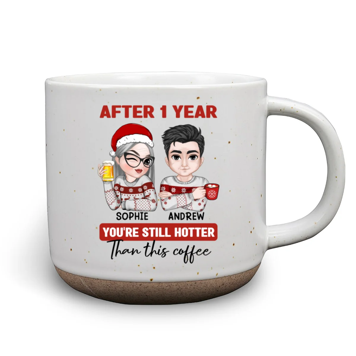 Hotter Than This Coffee - Personalized Custom Pottery Mug - Image 9