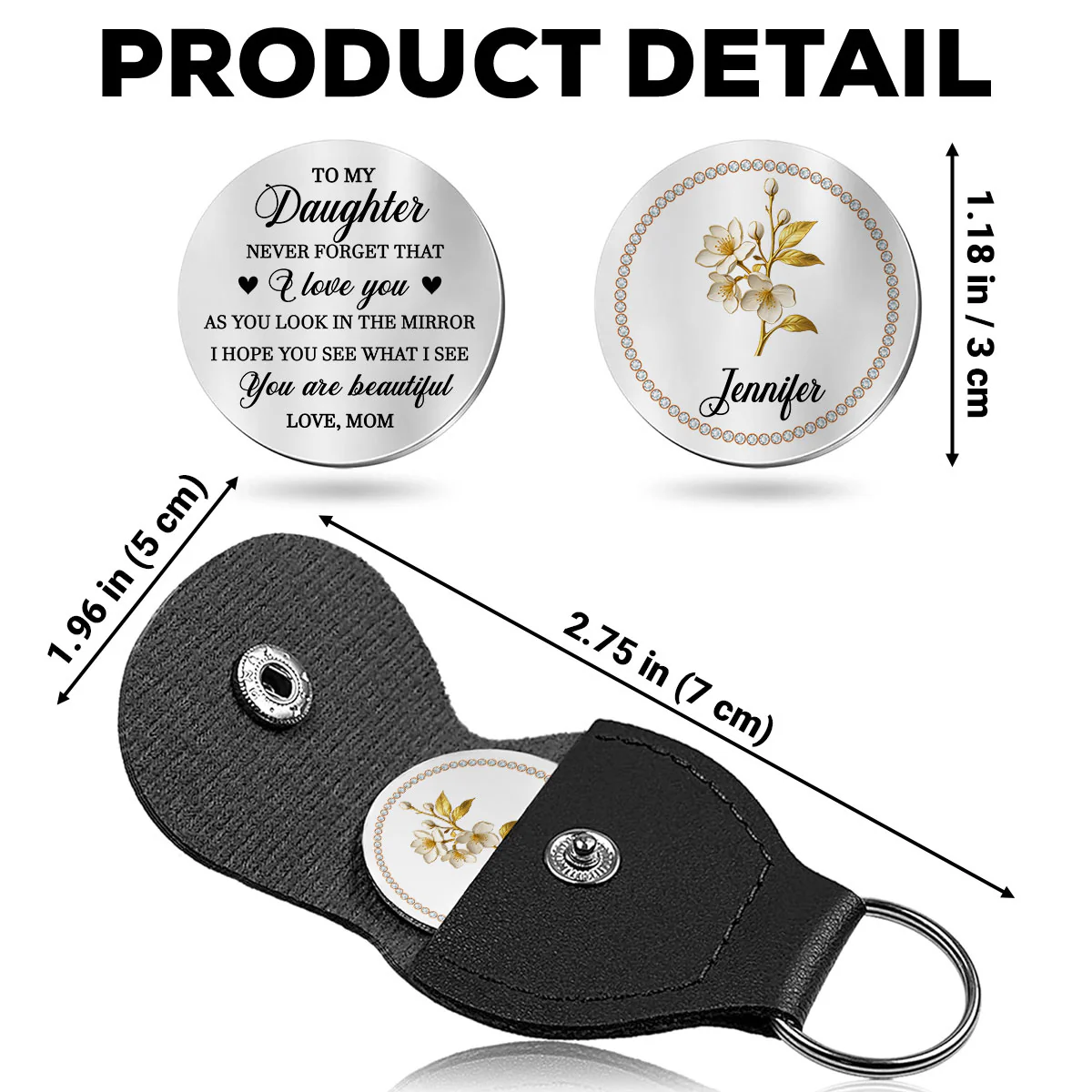 How Beautiful You Are - Personalized Custom 3D Effect Pocket Hug - Image 5