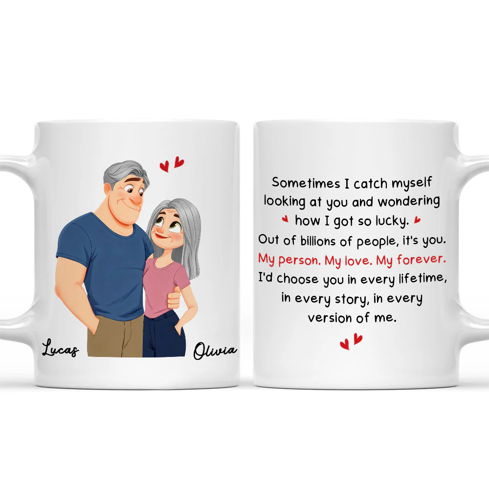 How Lucky I Am 2 - Personalized Custom Coffee Mug