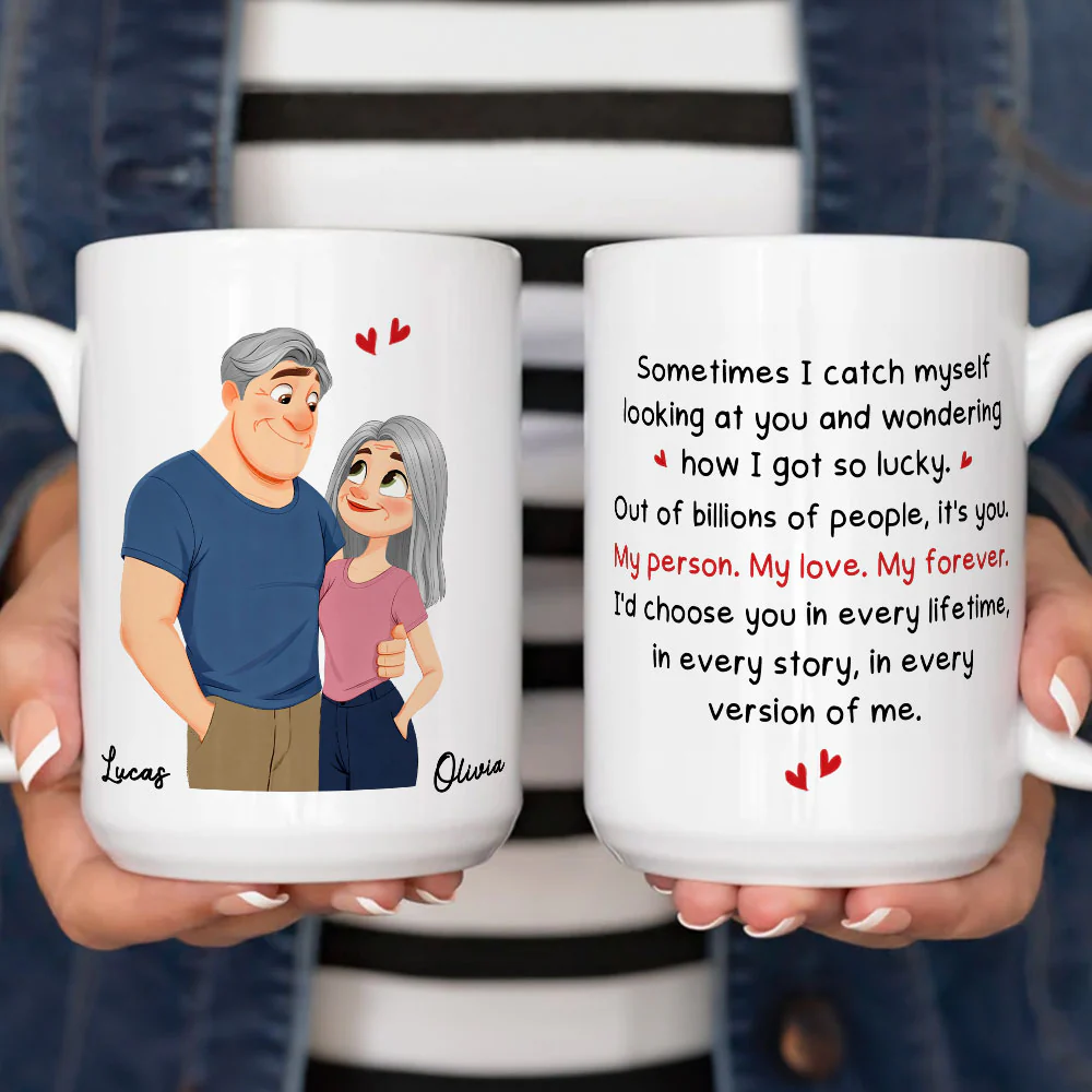 How Lucky I Am 2 - Personalized Custom Coffee Mug - Image 5