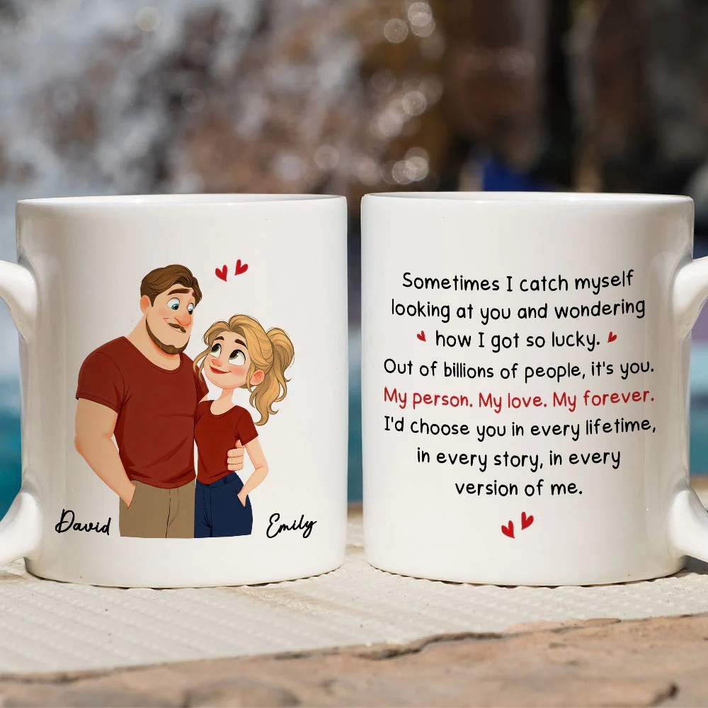 How Lucky I Am 2 - Personalized Custom Coffee Mug - Image 6
