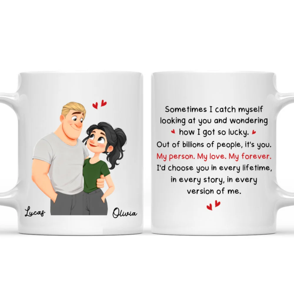 How Lucky I Am 2 - Personalized Custom Coffee Mug - Image 8