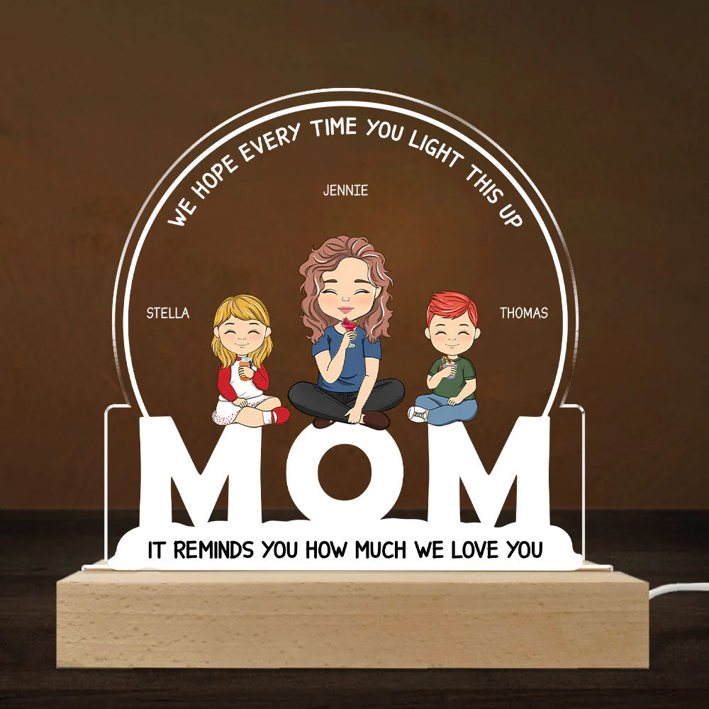 How Much I Love You - Personalized Custom LED Light - Image 5